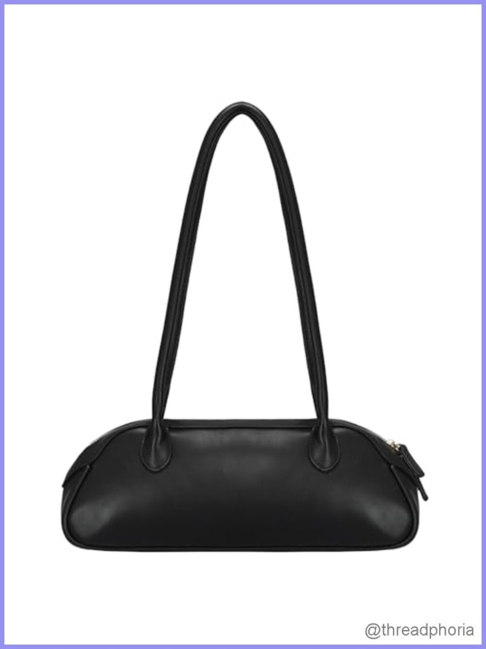 Swing Zip Shoulder Bag Small Purse for Women Vegan Trendy Leather Handbags